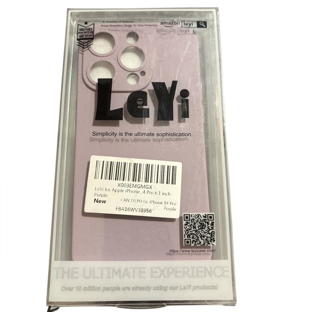 Purple Phone Case for iPhone 14 Pro